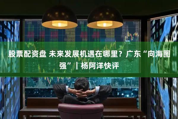 股票配资盘 未来发展机遇在哪里？广东“向海图强”｜杨阿洋快评