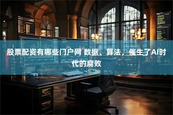股票配资有哪些门户网 数据、算法，催生了AI时代的腐败